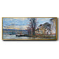 The Seine at Lavacourt, Winter, 1879 - Floater Framed Canvas Print