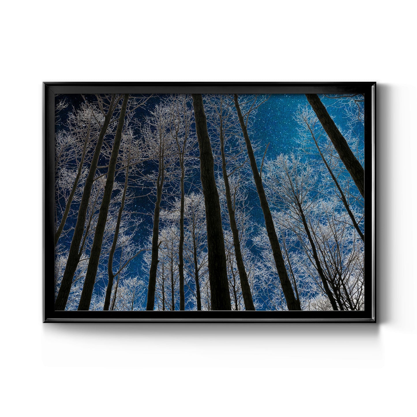 Night Silhouette Premium Classic Framed Canvas - Ready to Hang