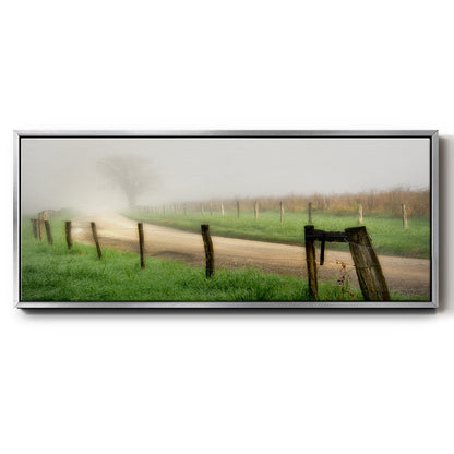 Around the Bend - Floater Framed Canvas Print