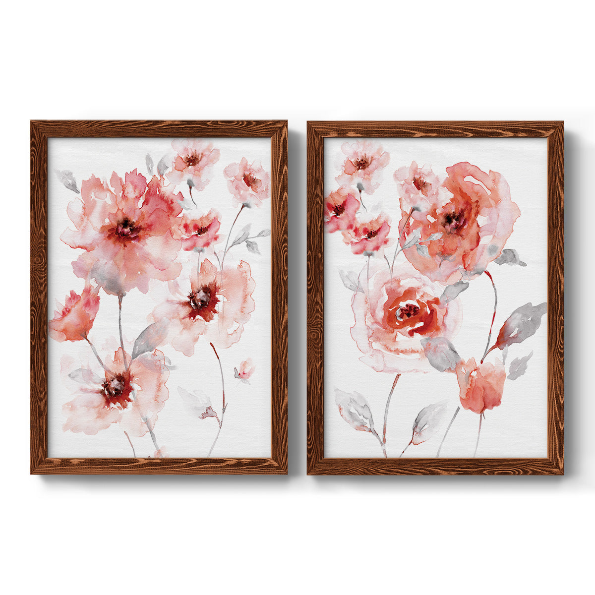 Translucent Blush I - Premium Framed Canvas 2 Piece Set - Ready to Hang