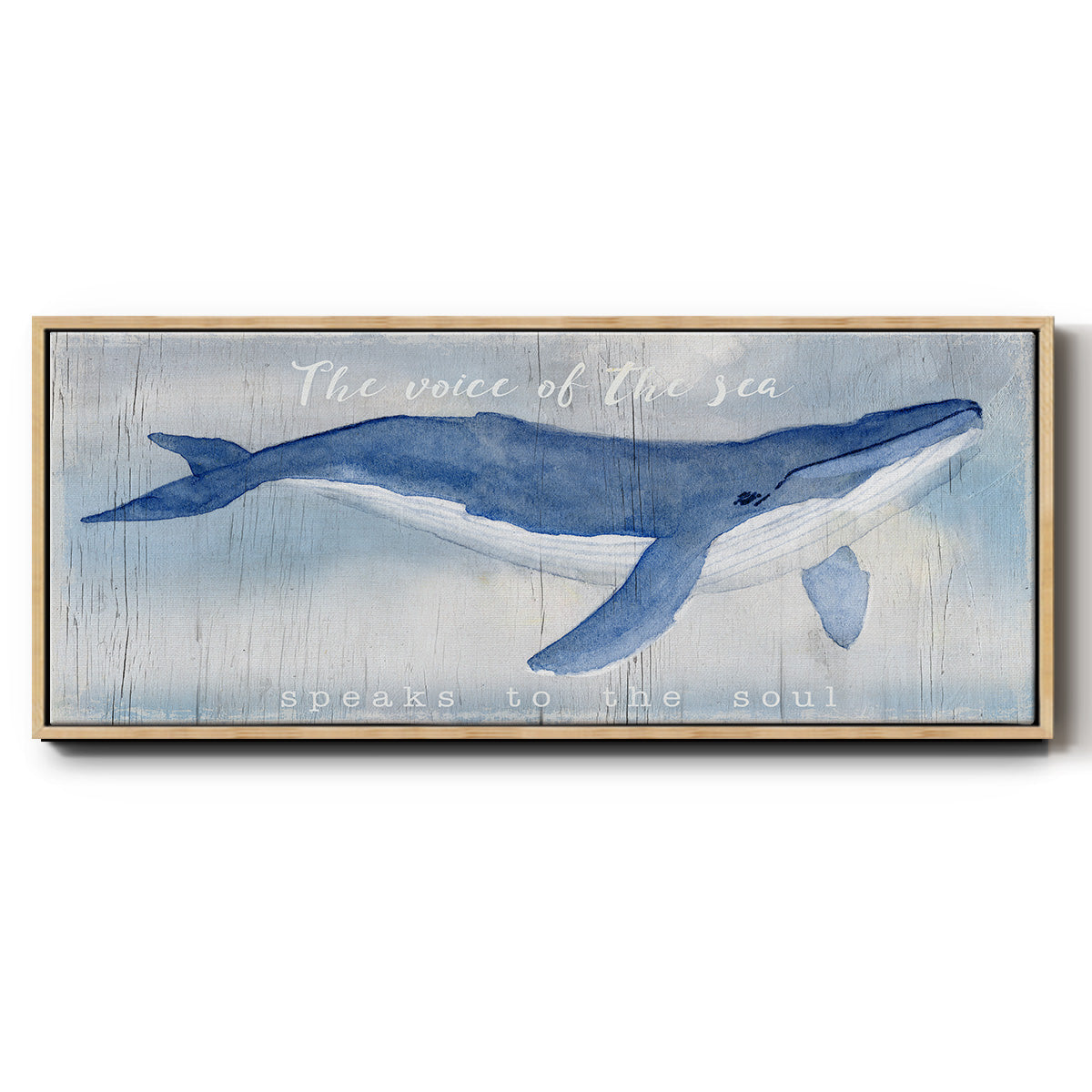 Voice of the Sea - Floater Framed Canvas Print
