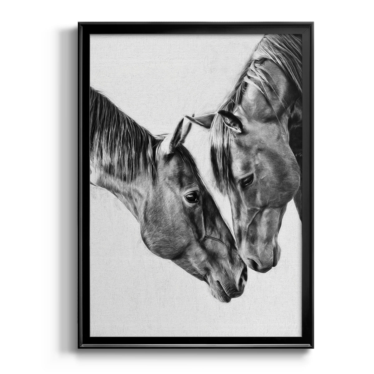 Equine Portrait VI - Modern Framed Canvas Print