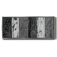 Printed Brushed Nickel Abstract I - Floater Framed Canvas Print