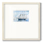 Blue Sail Premium Framed Print Double Matboard