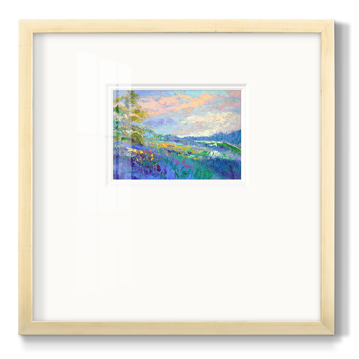 On a Happy Day - Double Matboard Framed Print