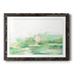 Green Mist Vista II - Barnwood Framed Art Print