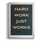 Bro-Inspo I - Modern Framed Canvas Print