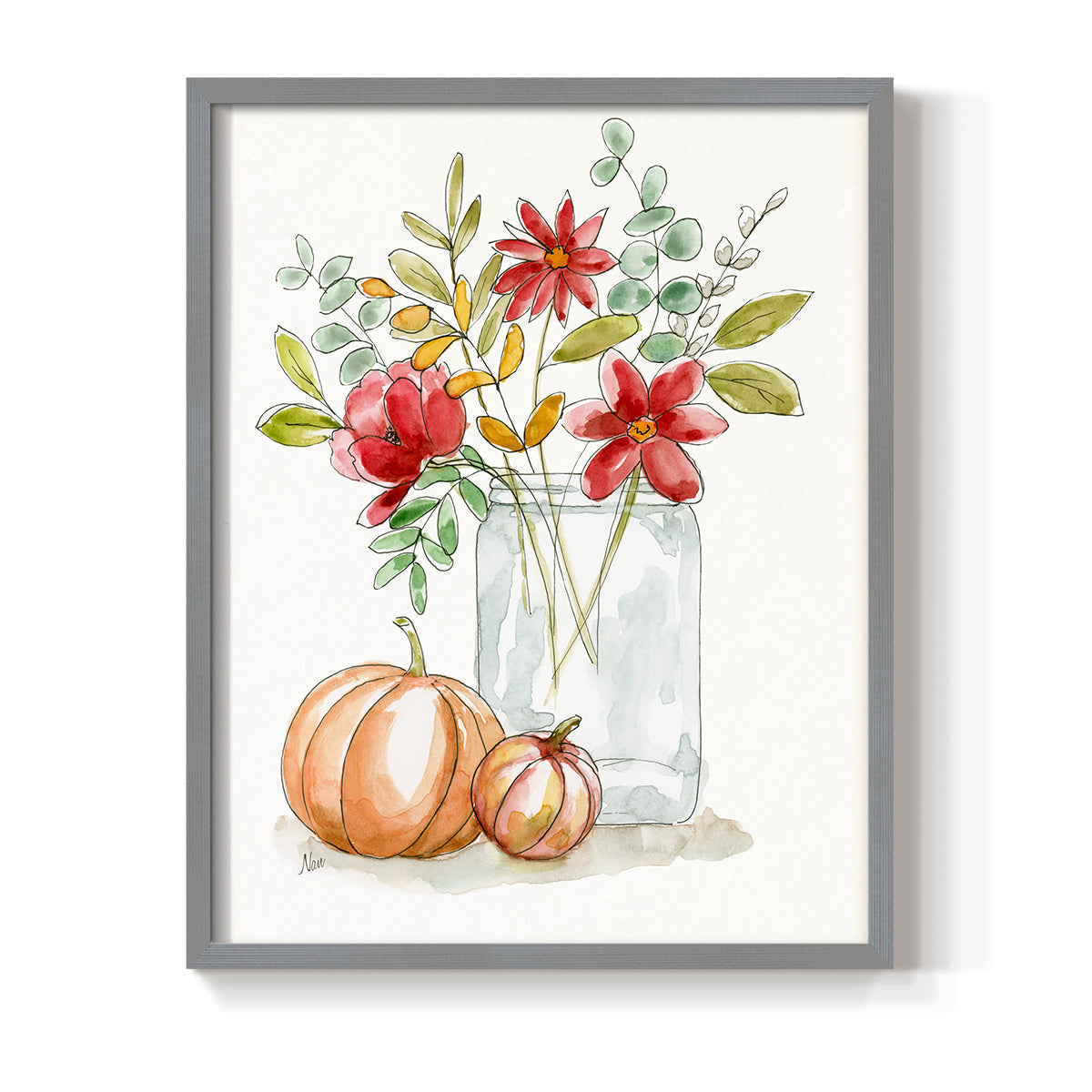 Simple Harvest II - Restickable Framed Art Print