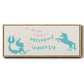 Mermaid Unicorn - Floater Framed Canvas Print