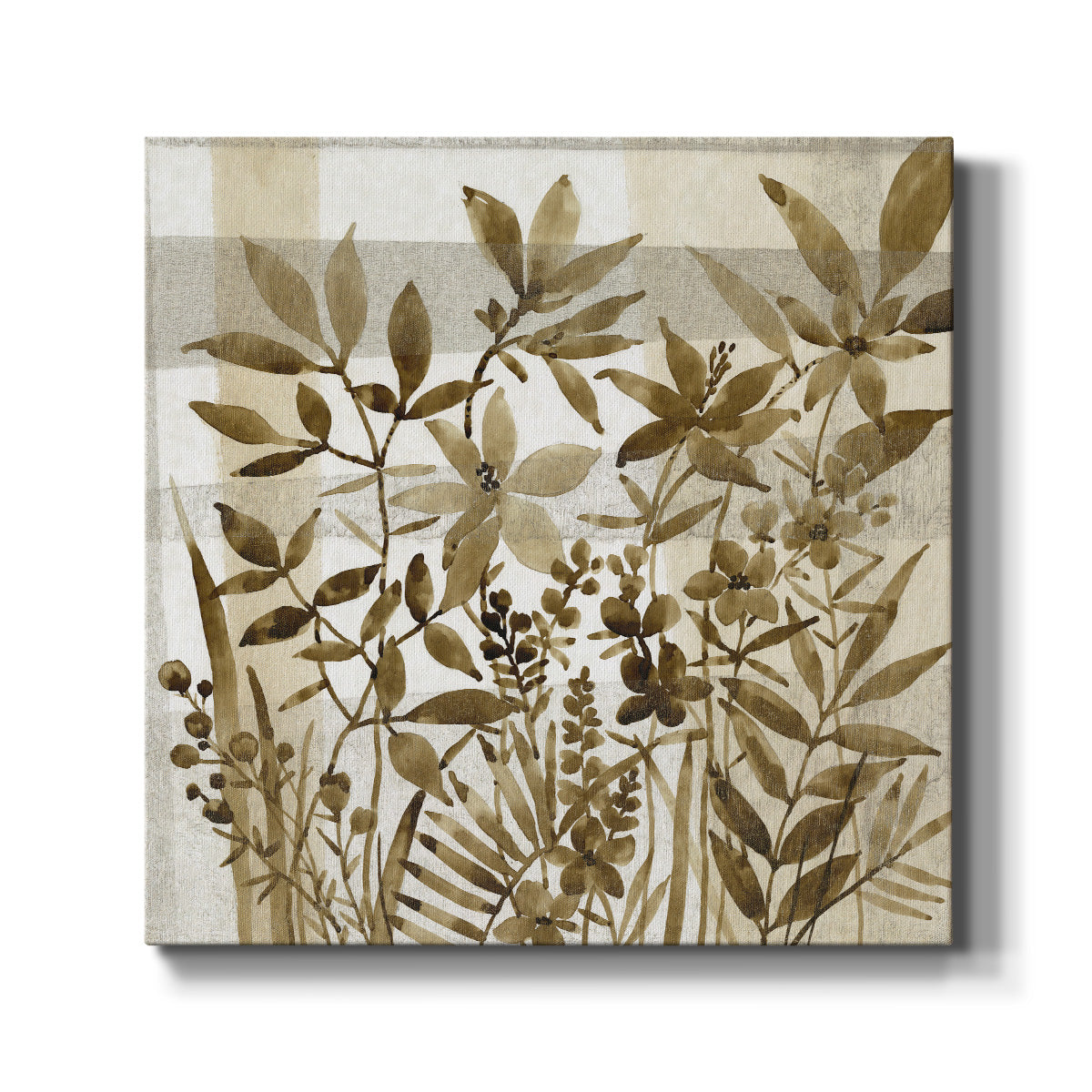 Neutral Garden II - Canvas Art Print