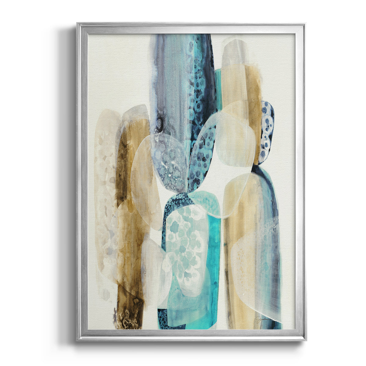 Mood Elevator - Modern Framed Canvas Print