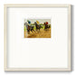 Day at the Race V Premium Framed Print Double Matboard