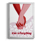 Groovy Love I - Modern Framed Canvas Print