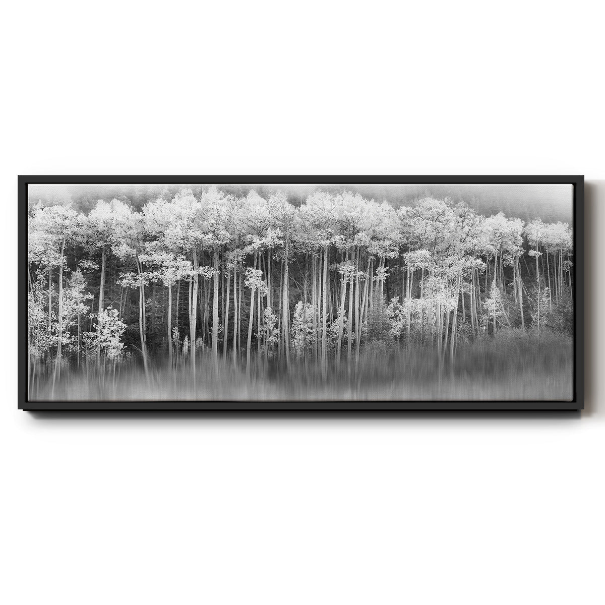 Dreamy Aspen - Floater Framed Canvas Print