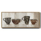 Coffee Skins I - Floater Framed Canvas Print
