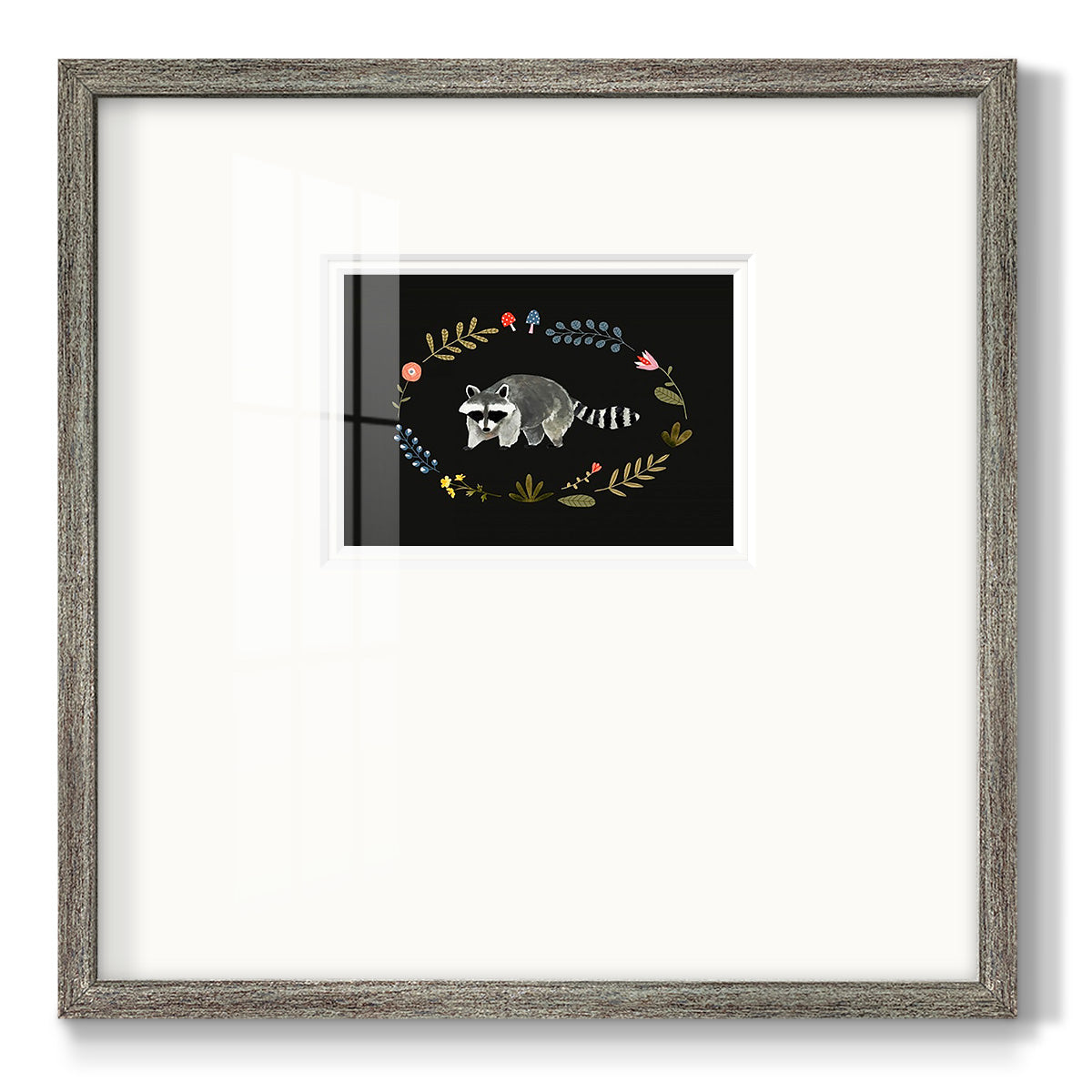 Critter & Foliage IV Premium Framed Print Double Matboard