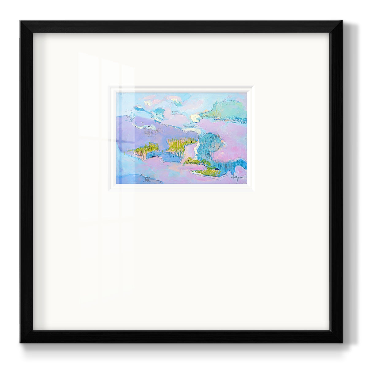 Come to My Window - Double Matboard Framed Print