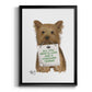 Love and Yorkshire Terrier - Modern Framed Canvas Print