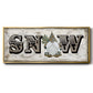 Winter Wonderland Friend Snow - Floater Framed Canvas Print