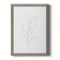 Botanical Gesture VI - Premium Canvas Framed in Barnwood - Ready to Hang