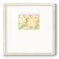 Verdant Floral Abstract II Premium Framed Print Double Matboard