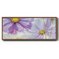 Frozen Floral II - Floater Framed Canvas Print