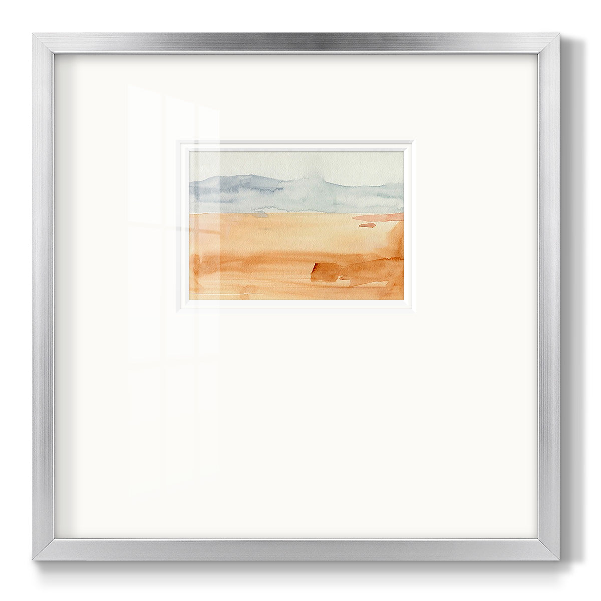 Ash Blue Horizon II Premium Framed Print Double Matboard