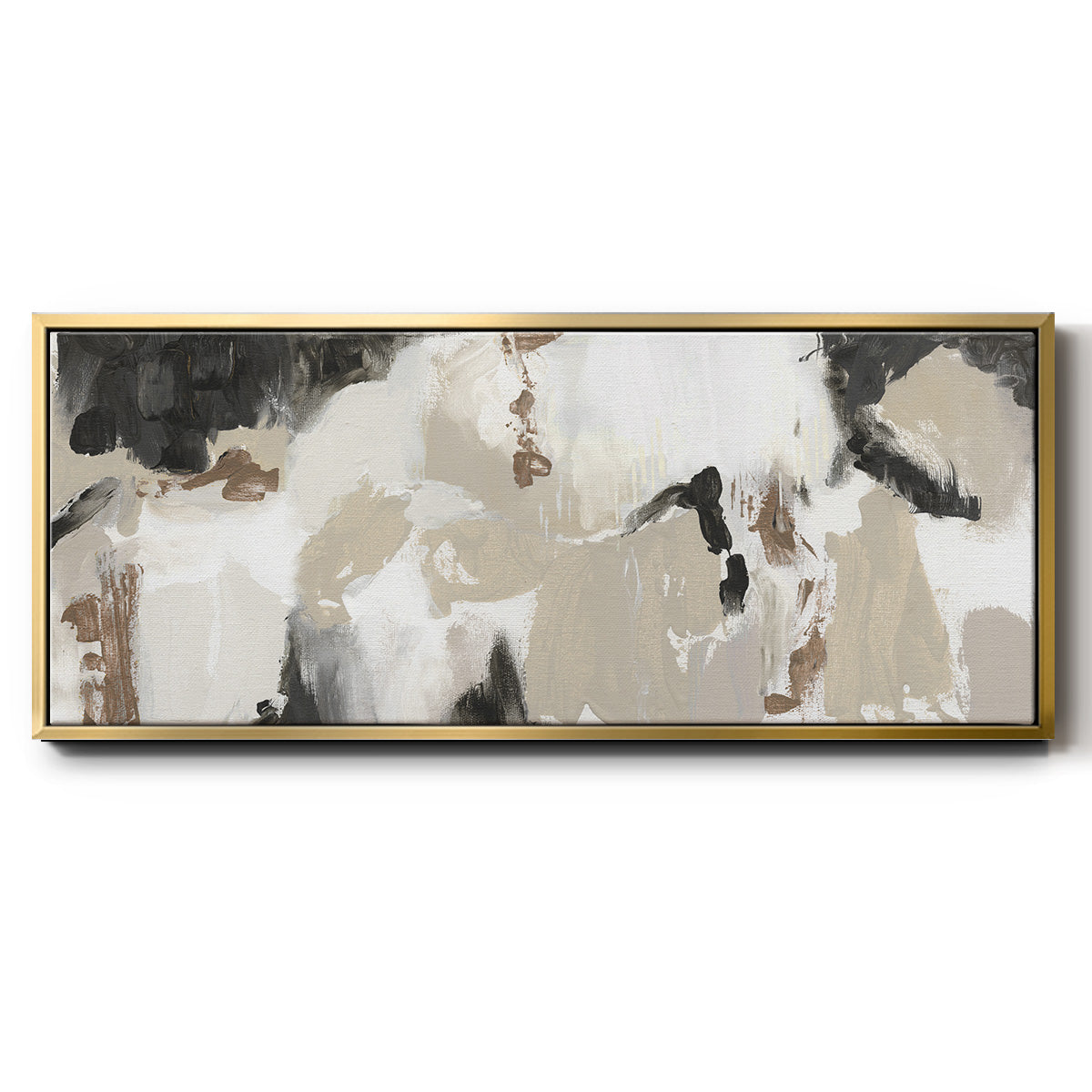 Sandy Summer - Floater Framed Canvas Print