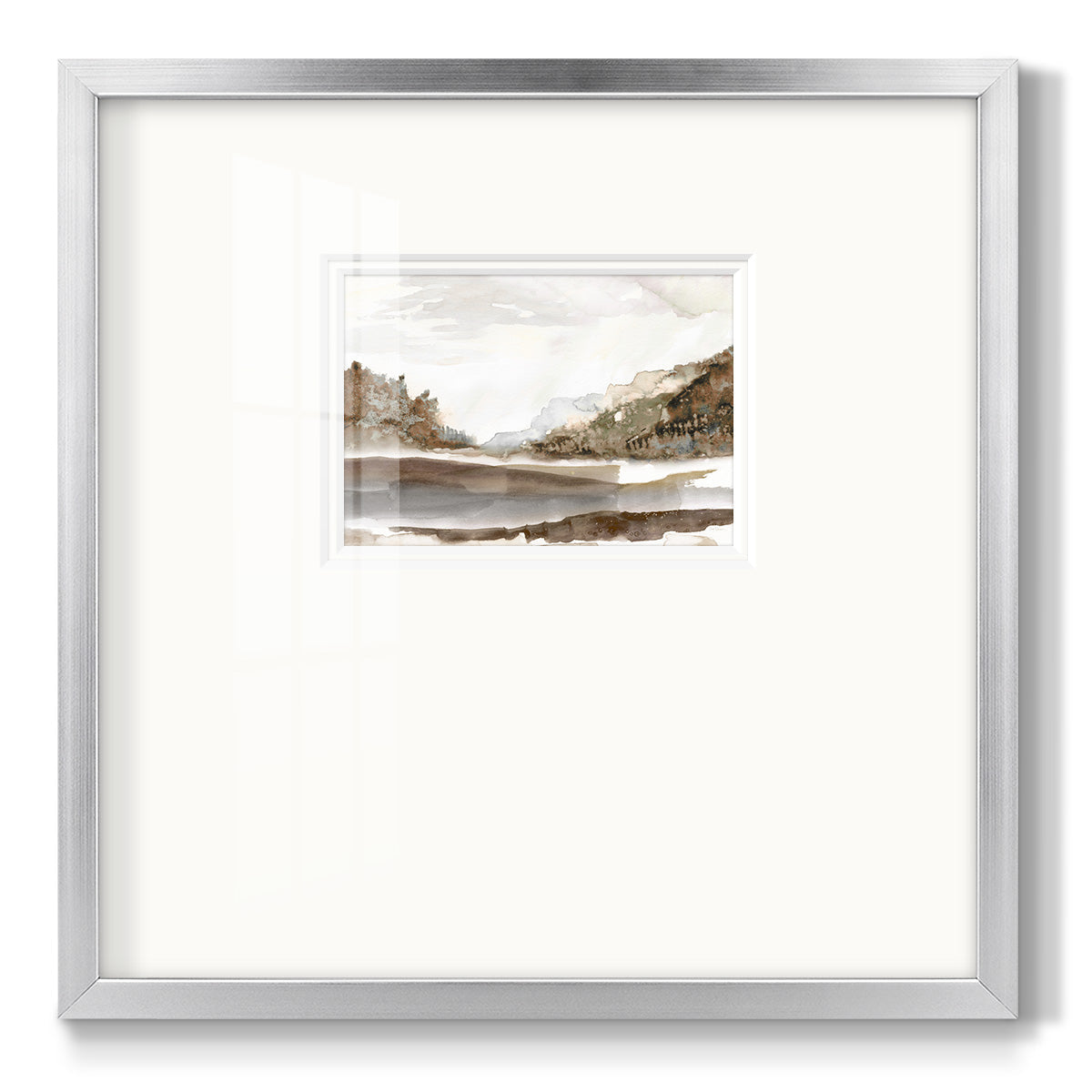 Mountain Time Premium Framed Print Double Matboard