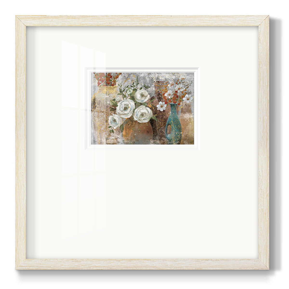 Vessels and Blooms Spice Premium Framed Print Double Matboard