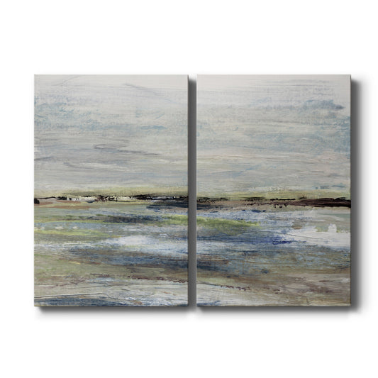 Wetlands I Premium Gallery Wrapped Canvas - Ready to Hang - Set of 2 - 8 x 12 Each