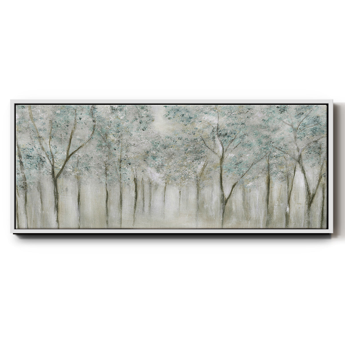 Neutral Spring - Floater Framed Canvas Print