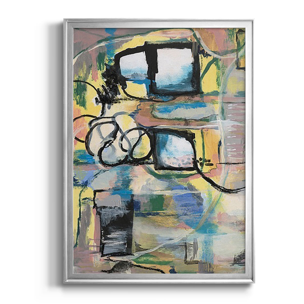 Memory Screen I - Modern Framed Canvas Print