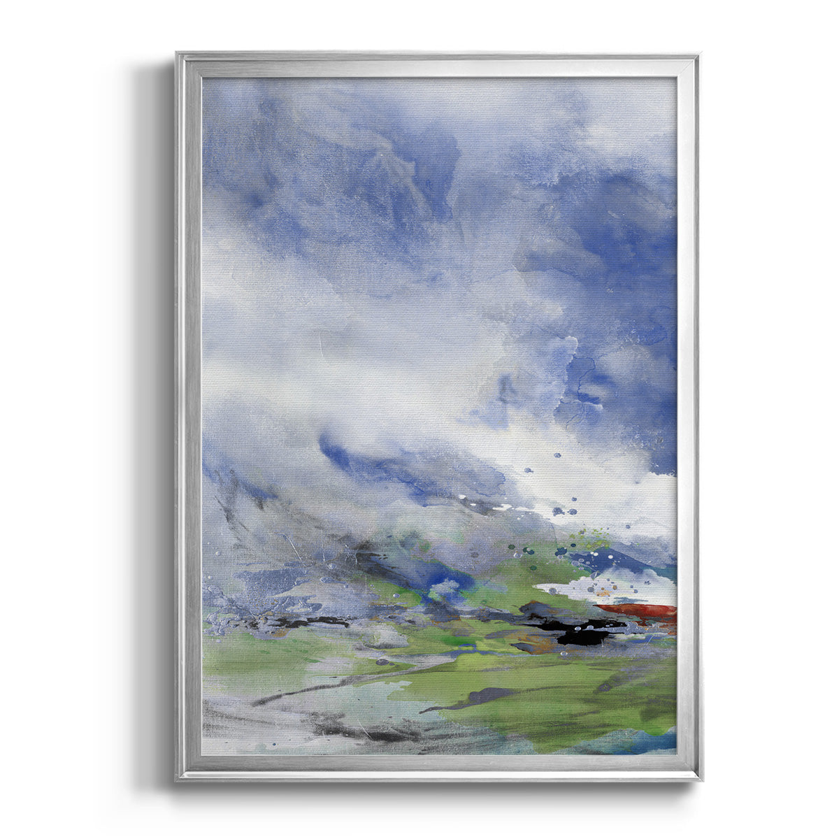 Spring Air - Modern Framed Canvas Print