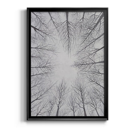 Deciduous Canopy I - Modern Framed Canvas Print