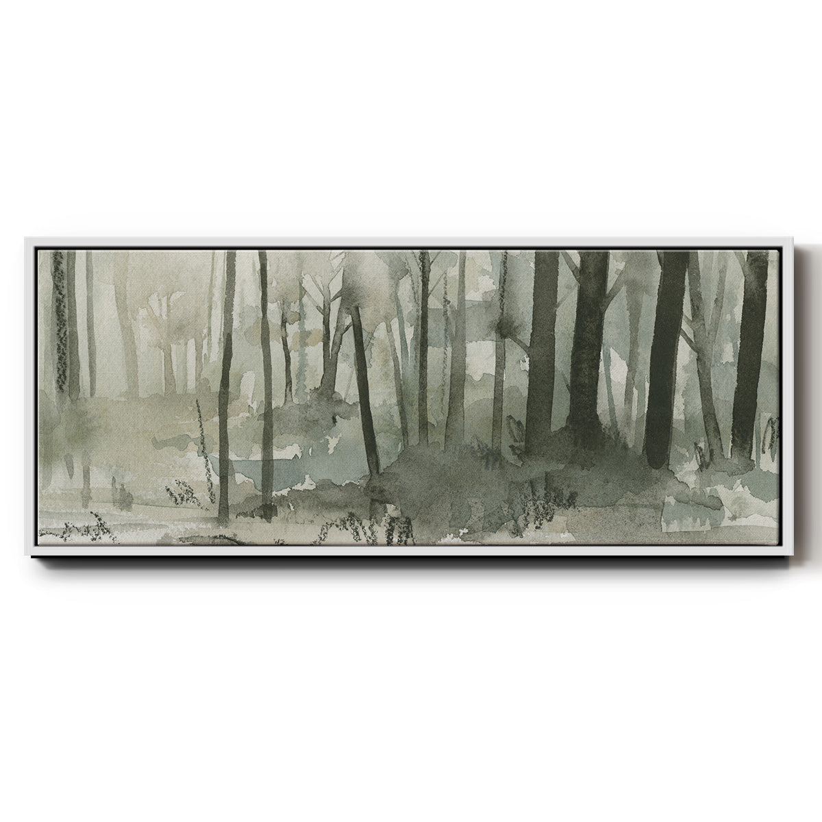 Into the Woods II - Floater Framed Canvas Print
