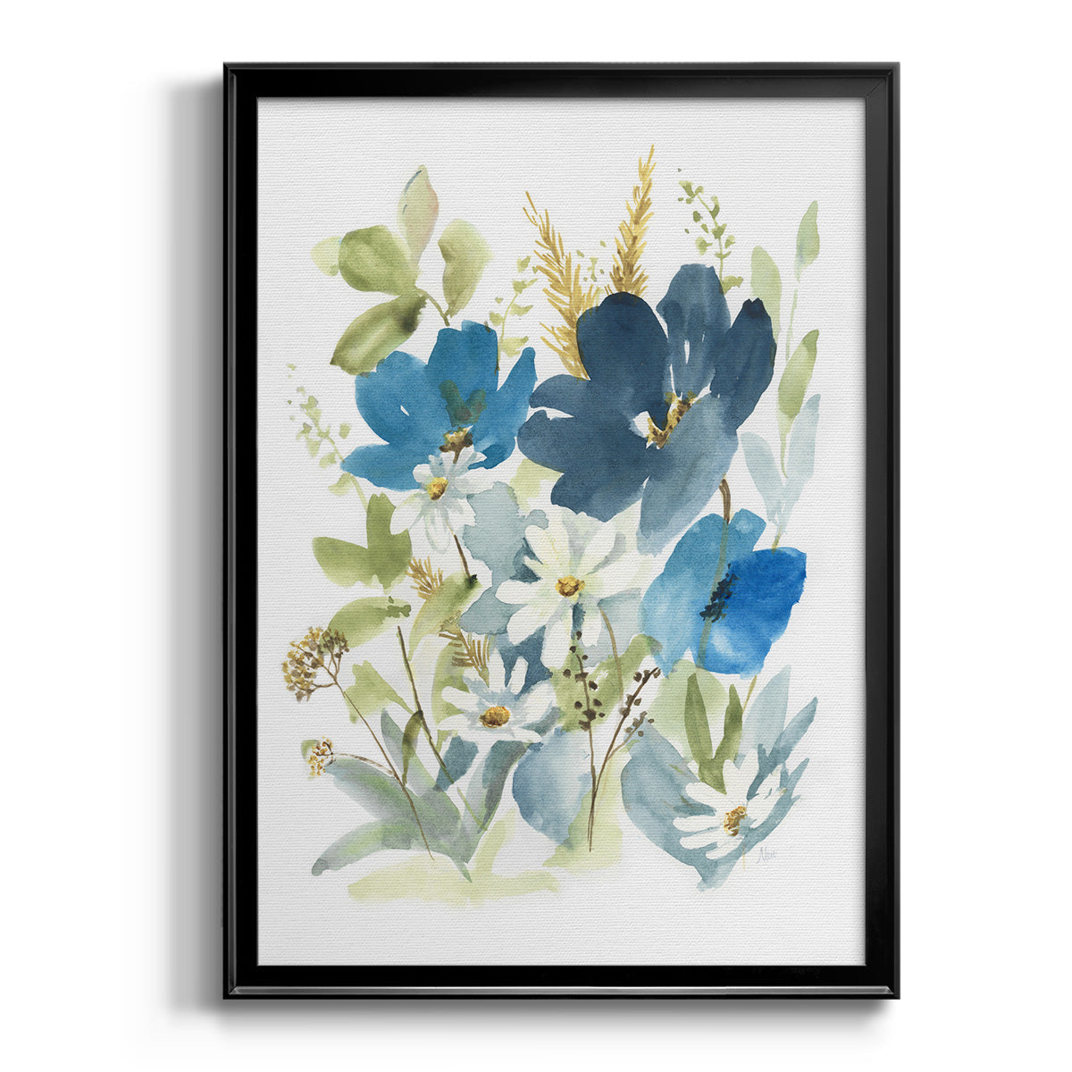 Wild Medley II - Modern Framed Canvas Print