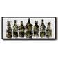 Wine Selection - Floater Framed Canvas Print