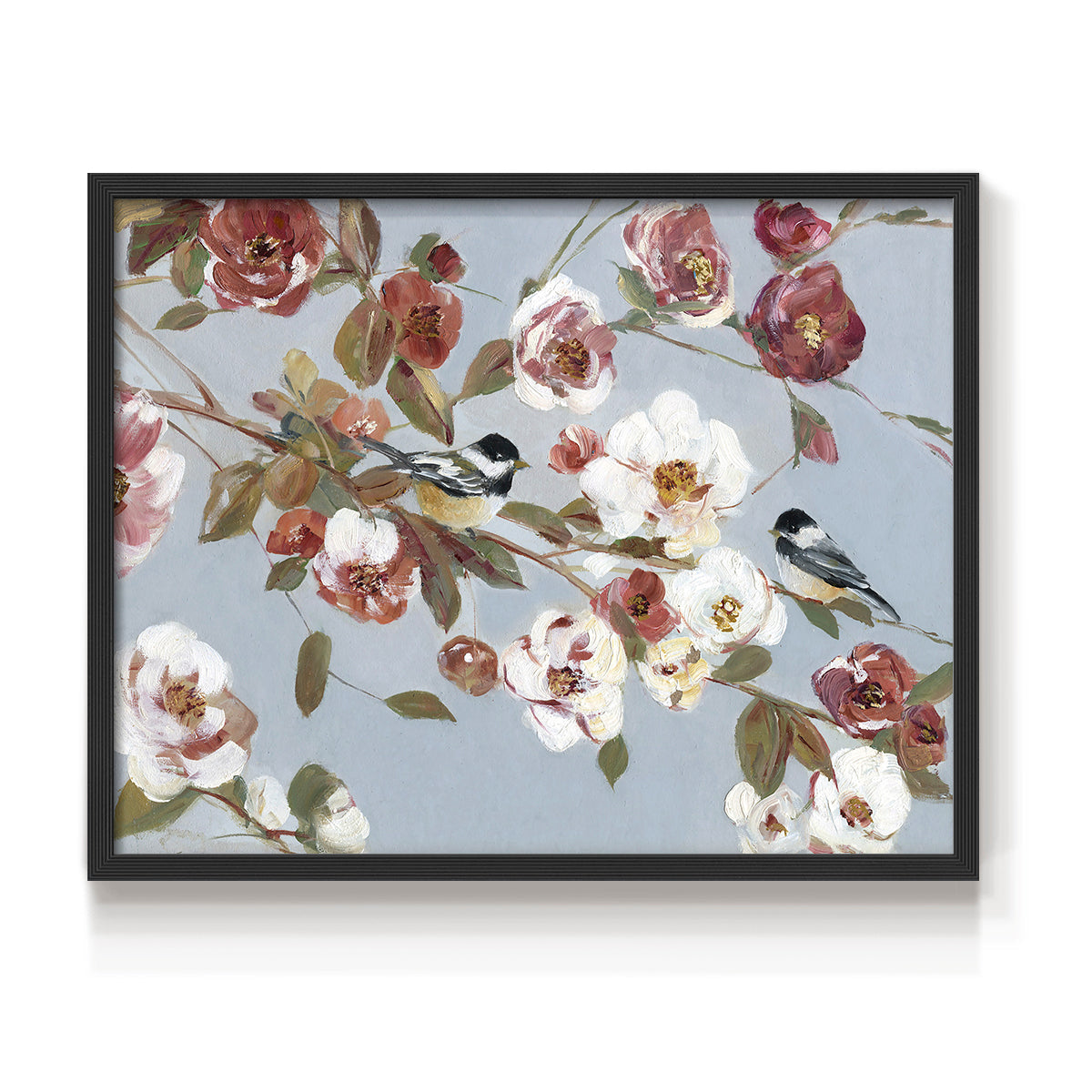 44432,artwork,flowers,songbirds,blooming,pastel colors,nature,painting,tranquility,floral,decor,home,birds,soft tones,wall art,still life,elegance,design,garden,wildlife,peace,beauty,colorful,composition,branches,brushwork,canvas,contemporary,aesthetic,visual,spring,serene,charm,details,flora,fauna,modern,interior design,color palette,harmony,inspiration,Re-stickable,Plants & Flowers