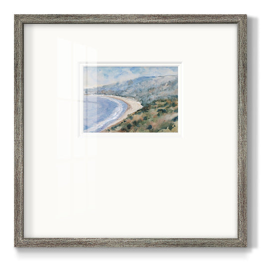 Coastal Mist I Premium Framed Print Double Matboard