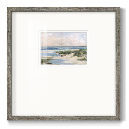 Soft Morning Sea Premium Framed Print Double Matboard