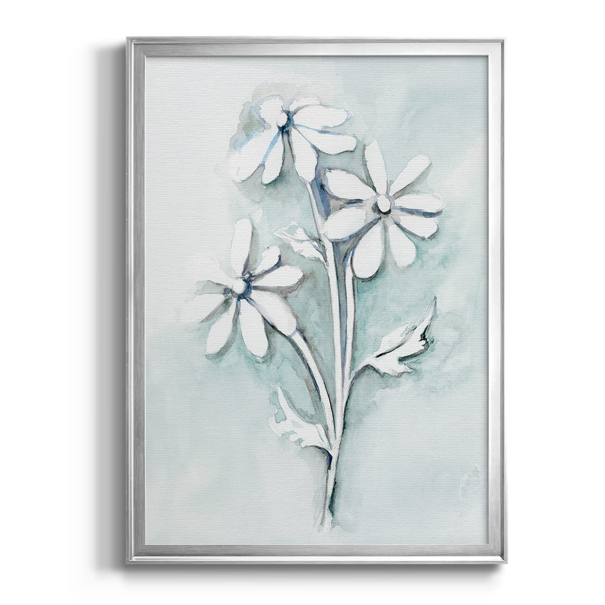 Bohemian Blue II - Modern Framed Canvas Print