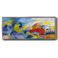 Racing Forms - Floater Framed Canvas Print