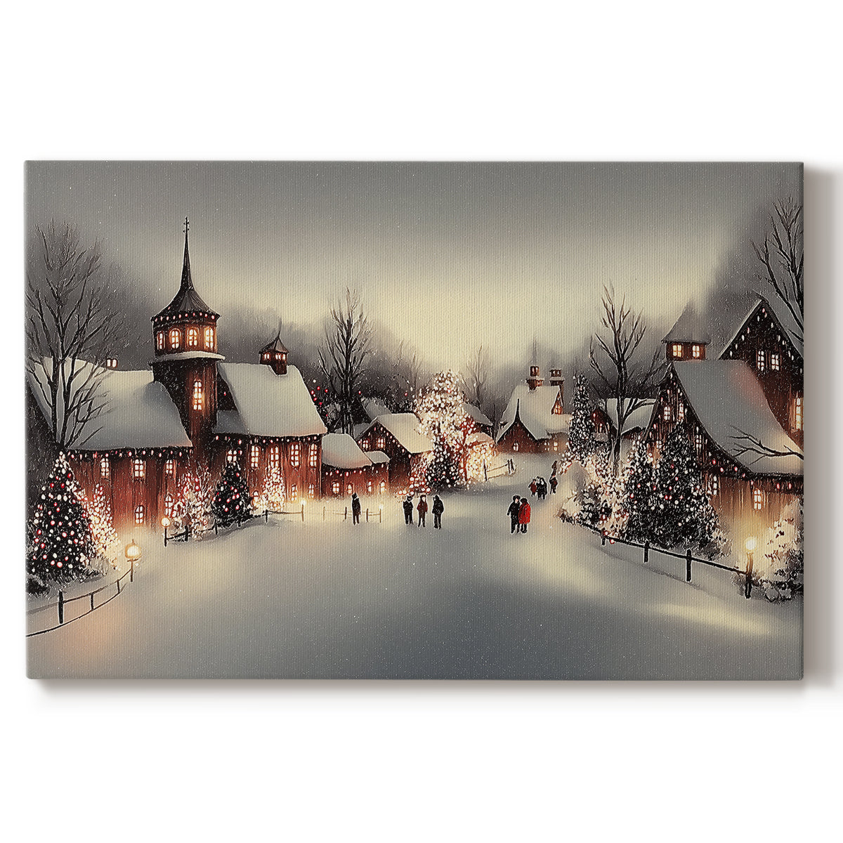 Honeyed Lantern at Eve - Canvas Art Print