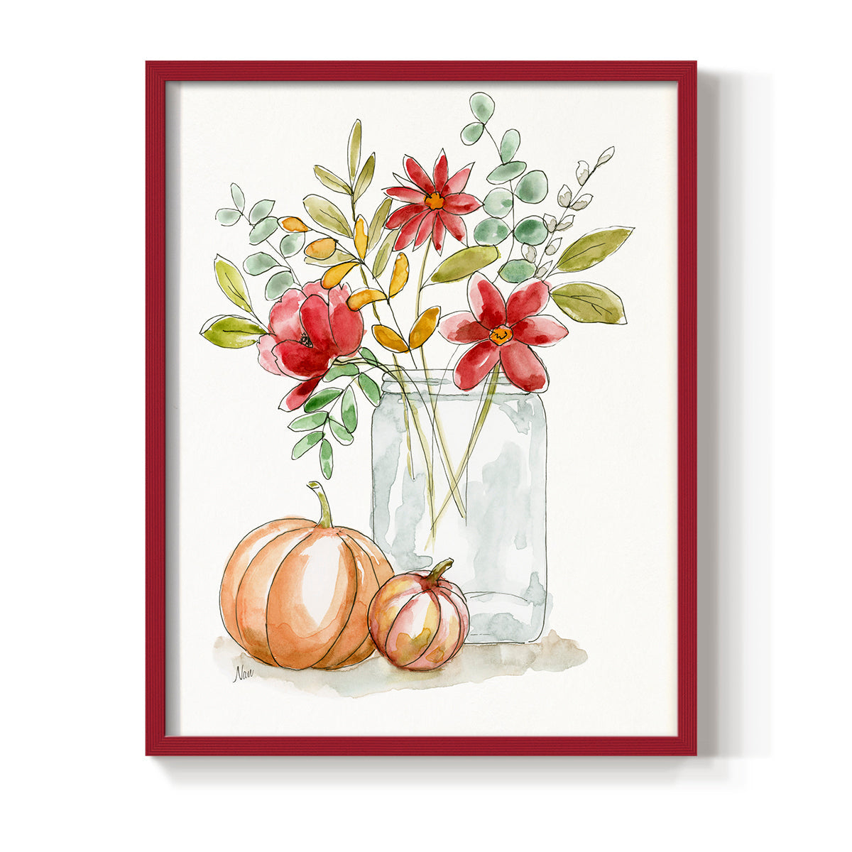 Simple Harvest II - Restickable Framed Art Print