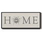 Bee Home - Floater Framed Canvas Print