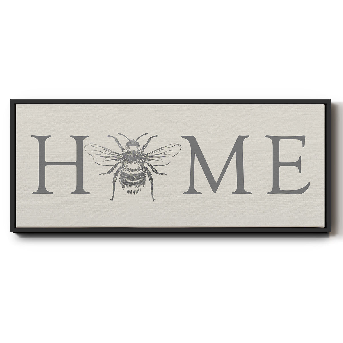 Bee Home - Floater Framed Canvas Print
