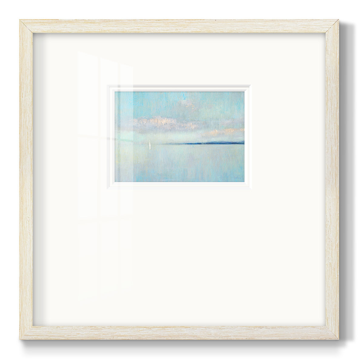 Sunrise Haze - Double Matboard Framed Print