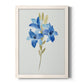 Blue Blossom Botanical III - Barnwood Framed Canvas Print