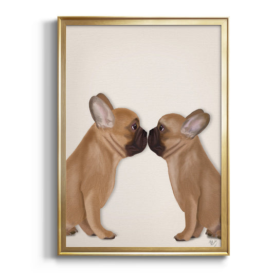 French Kiss Close Up I - Modern Framed Canvas Print